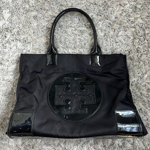 Tory burch Ella Patent Nylon Tote